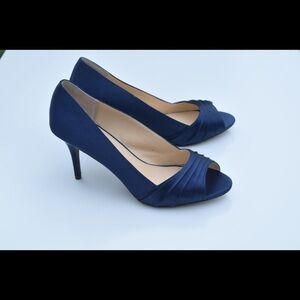 Nina peep toe pumps